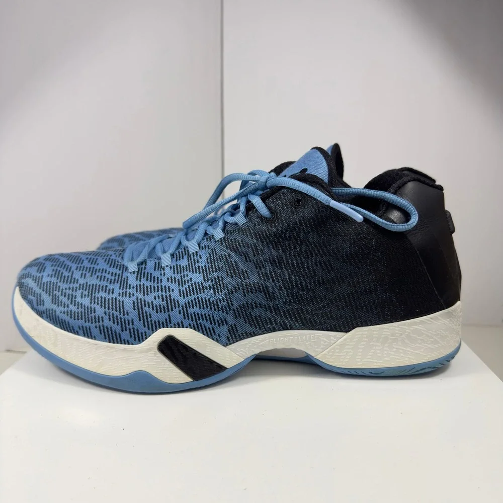 Air Jordan XX9 Low Men Size 14 University Blue Black UNC 828051-401 Low Top